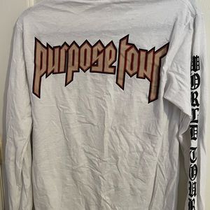 Justin Bieber Purpose Tour Staff Long Sleeve Tee